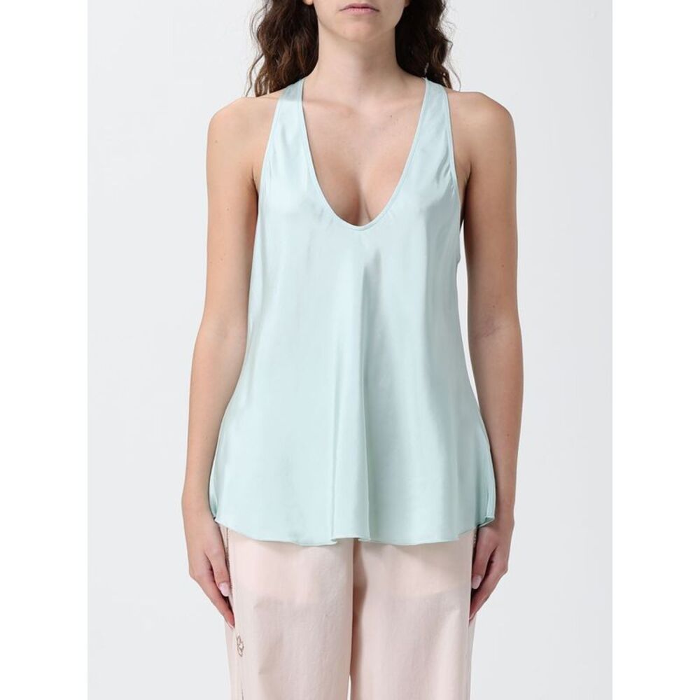 Forte Forte Top Woman Gnawed Blue
